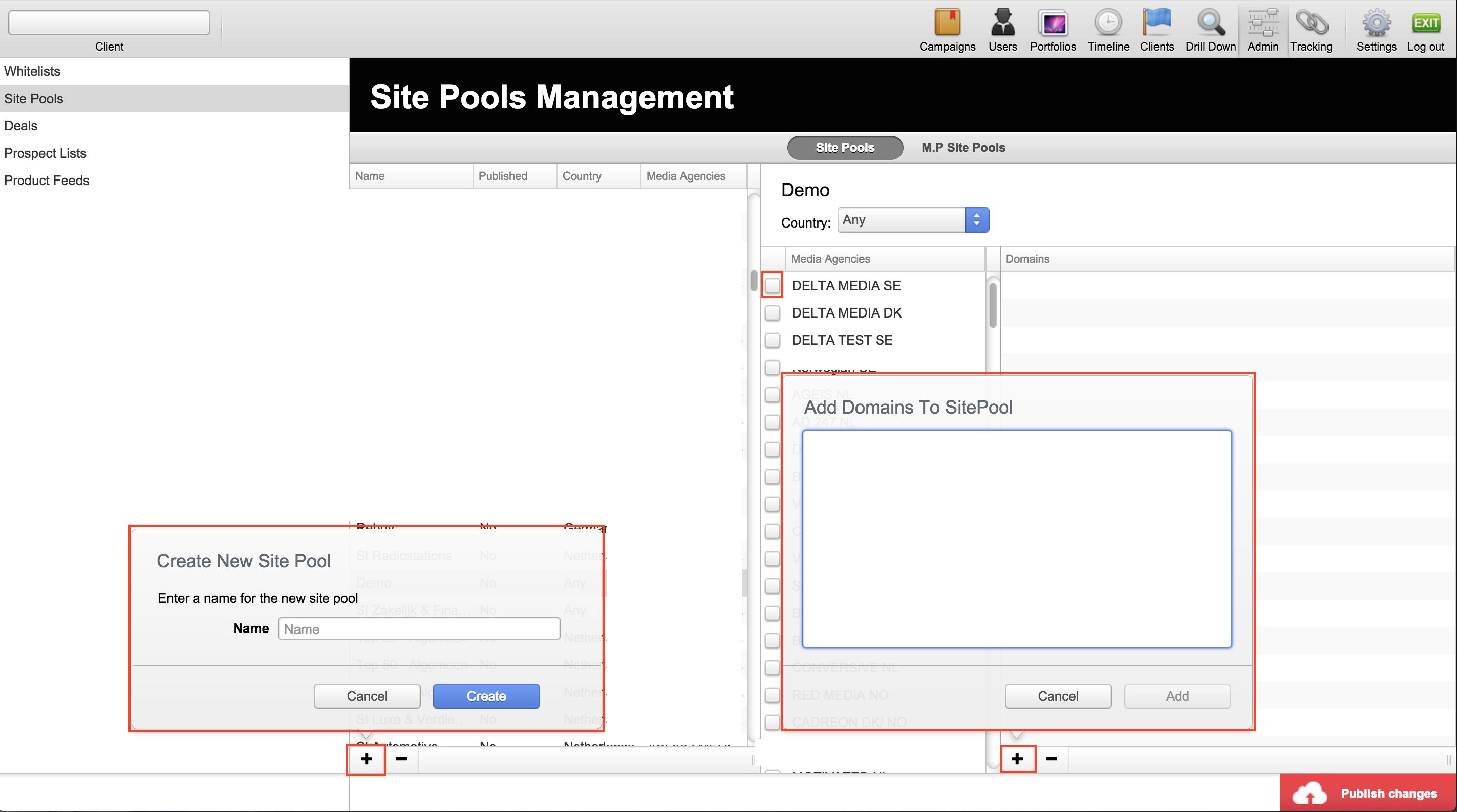 Site Pools